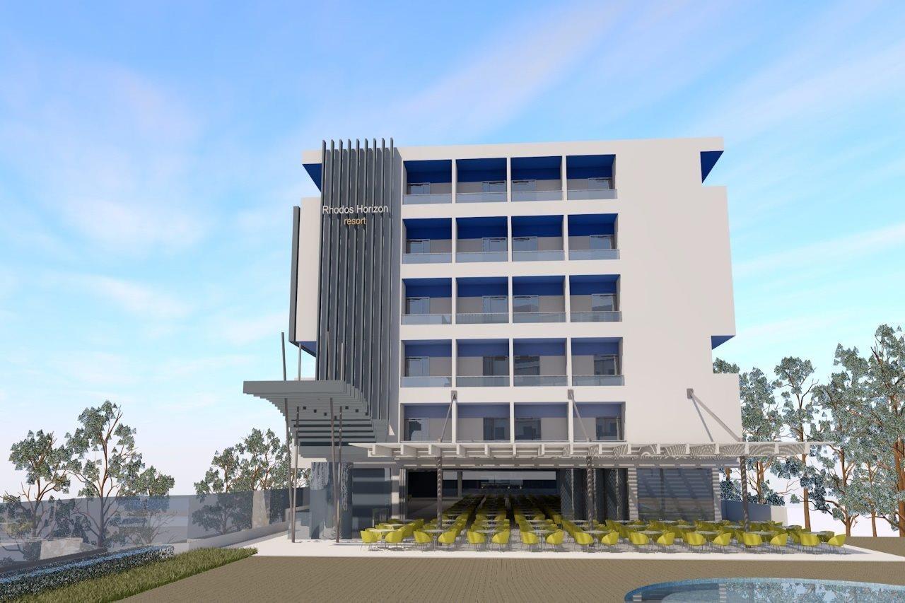 Hotel Belvedere Beach Rhodes City Exterior foto