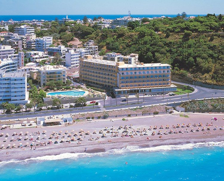 Hotel Belvedere Beach Rhodes City Exterior foto